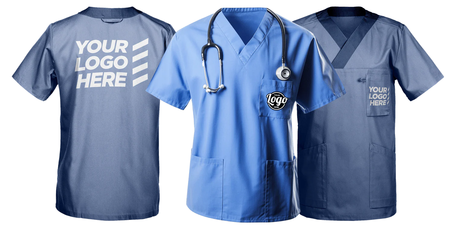 custom healthcare uniform scrubs
